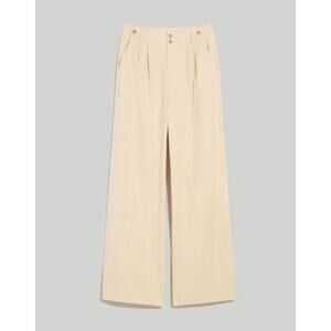 Madewell 'The Harlow' Tan Wide Leg Pant Size 0 - NWT